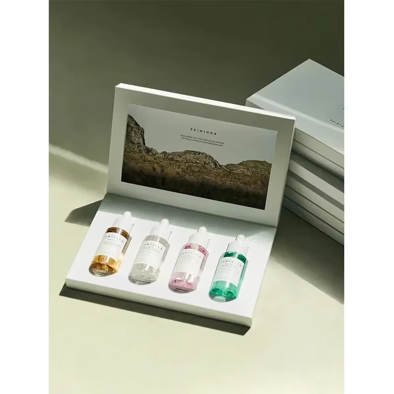 Skin1004 Centella Asiatica Essence Limited Edition Set Box Facial Care Set Soothing Essence Set Box 4Pcs Skin Care Angel