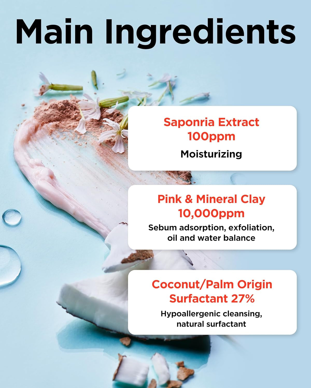 Coconut Clay Cleansing Foam 150 Ml