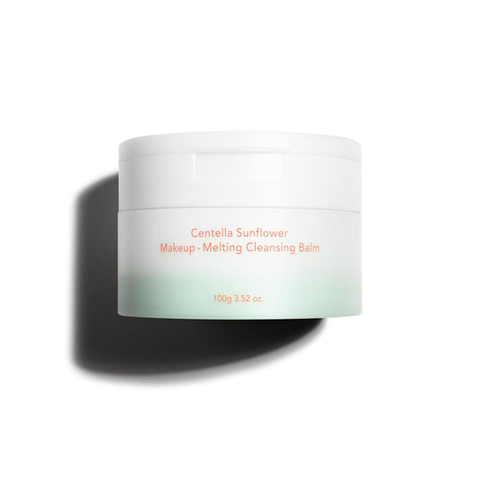 Wonder Centella Sunflower Makeup-Melting Cleansing Balm 3.52 Oz., Facial Cleanser for Heavy Makeup Removal, Korean Skincare
