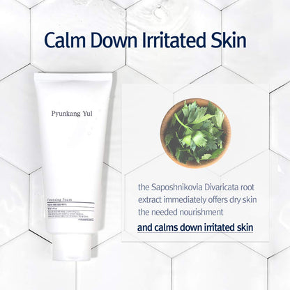Cleansing Foam - Korean Facial Wash for All Skin Types - Zero-Irritation Face Washer Extracted from Coconut - Moisturized Skin & Creating Moisture Barrier after Cleansing - 5.1 Fl. Oz