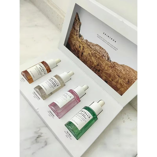 Skin1004 Centella Asiatica Essence Limited Edition Set Box Facial Care Set Soothing Essence Set Box 4Pcs Skin Care Angel