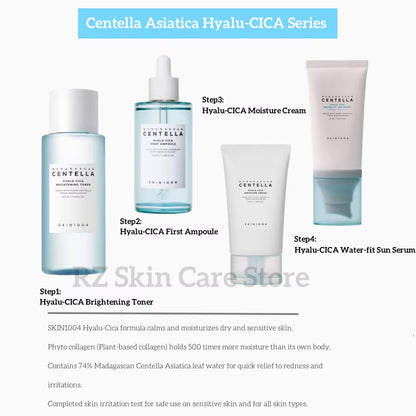 SKIN1004 Centella Skincare Korean 4Pc/Set Madagascar Moisturize Toner Serum Whitening Cream Face Wash Cleansing Oil Essence