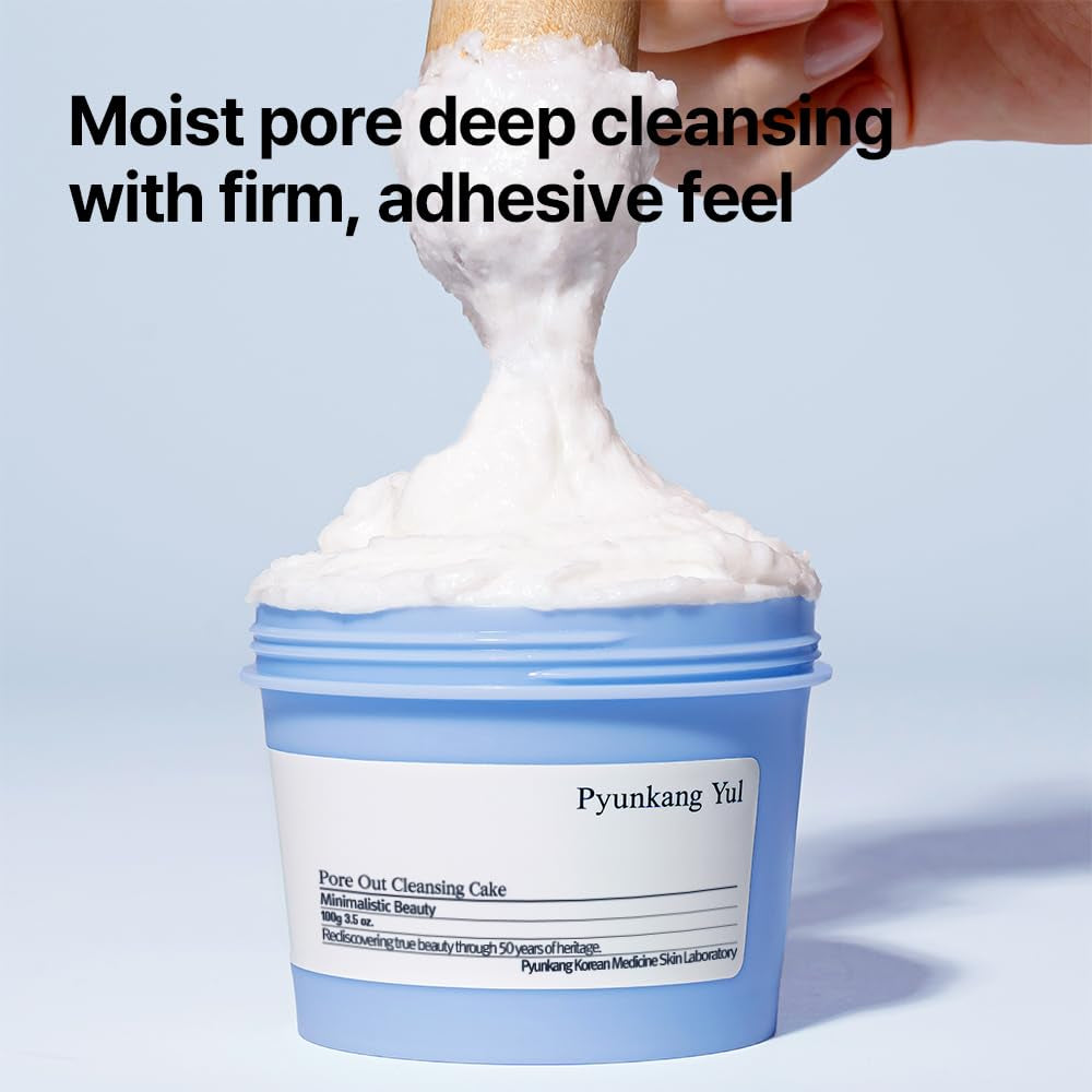 PKY Pore Out Faicial Cleanser, Sticky Clay Absorbs Impurities & Makeup, Deep Pore Cleansing with Moisture (3.38 Fl. Oz, 100G)
