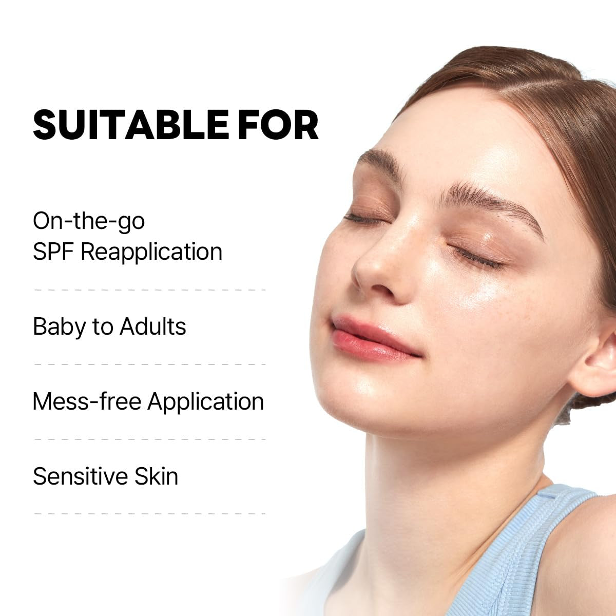 Birch Juice Moisturizing UV Lock Sun Cushion, SPF50+ Broad Spectrum, 0.52 Oz | Mineral Sunscreen for Sensitive Skin, Clean, Non-Toxic UV Protection for On-The-Go, Moisturizing&No White Cast