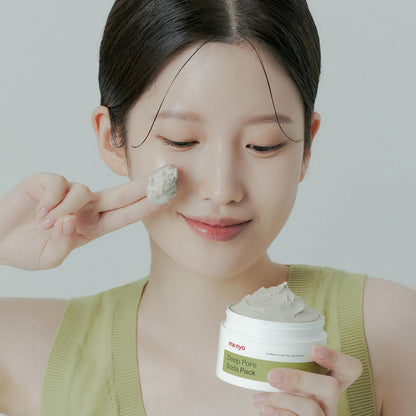 Deep Pore Soda Clay Facial Mask Pack (3.71Oz/110Ml) - Vegan, Refreshing Deep Pore Detox