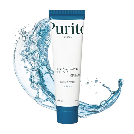 Deep Sea Cream, Hydration, Lightweight, for All Skin Types, Daily Face Moisturizer, Vegan & Cruelty-Free, Korean Skin Care, 50Ml 1.69Fl.Oz