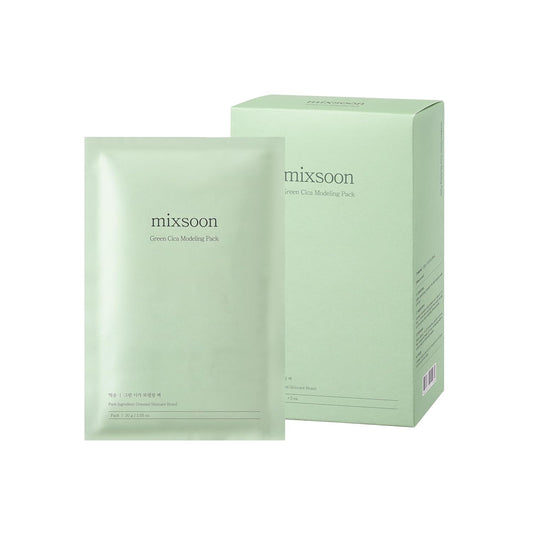 Green Cica Modeling Pack (5Ea) Renew Version | Moisturizing Melting Pack Increases Cooling Sensation and Hydration Level