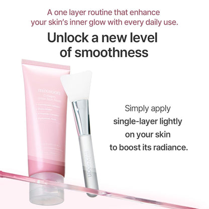 Collagen Glass Skin Mask Peel off Facial Packs 2.71 Fl. Oz. / 80Ml Collagen Wrapping Hydrating, Glow, Moisturizer for Korean Glass Skin Care