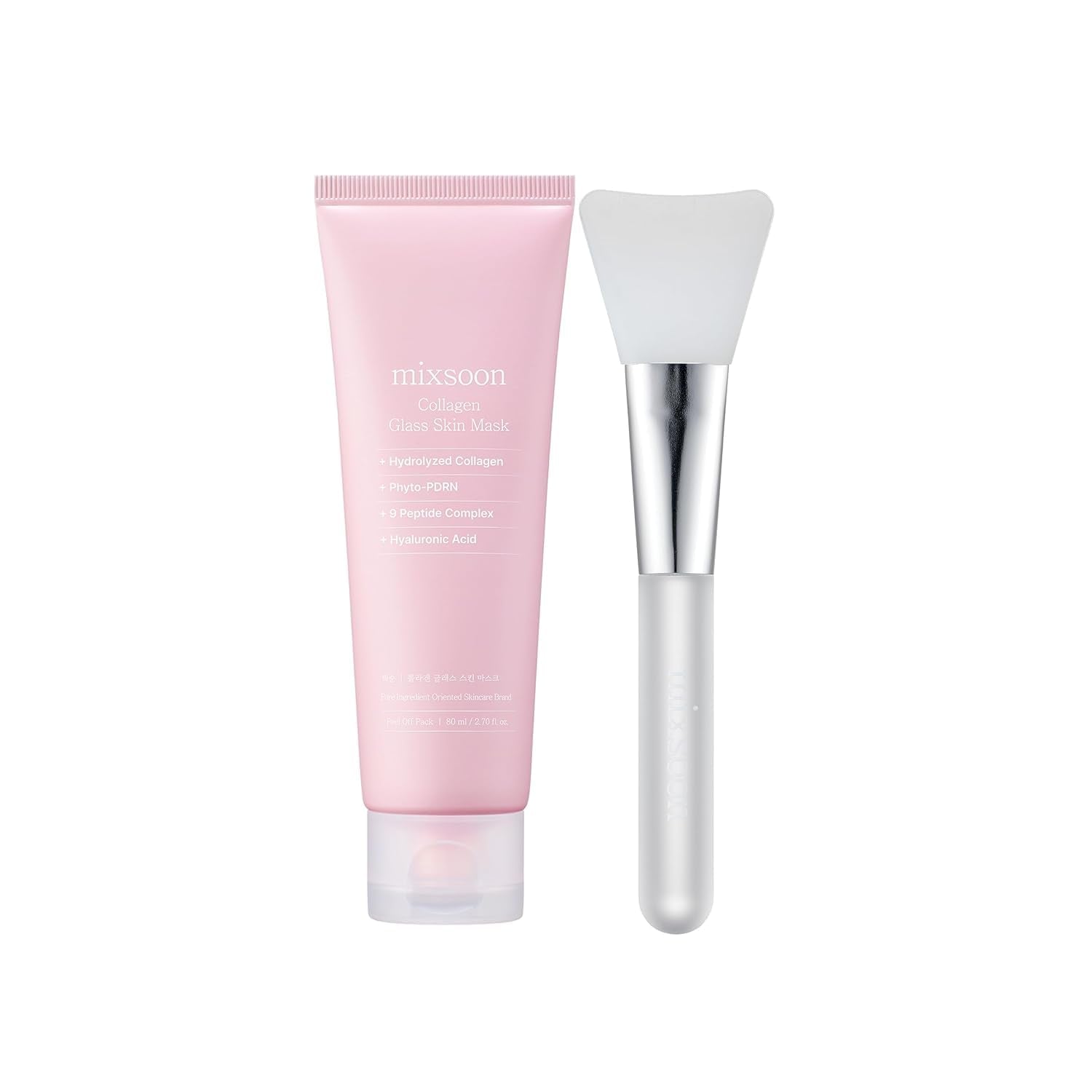 Collagen Glass Skin Mask Peel off Facial Packs 2.71 Fl. Oz. / 80Ml Collagen Wrapping Hydrating, Glow, Moisturizer for Korean Glass Skin Care