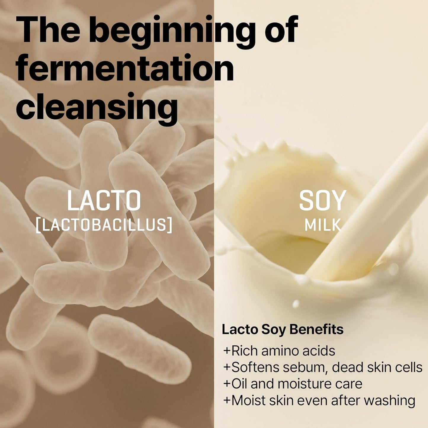 Lacto Soy Sebum & Blackhead Cleansing Oil – 6.76Oz, 200Ml – Korean Vegan Makeup-Removing Oil Cleanser with Soybean Extract & Serine – Deep Cleansing for Blackheads & Pore – Korean Skin Care