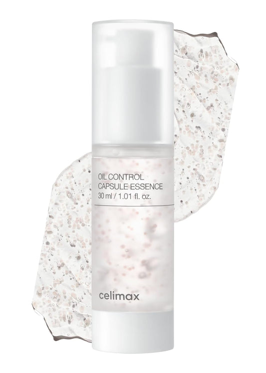 Oil Control Capsule Essence | with Tea Tree Extract, for Sebum Reducing Serum, Mattifying, Hydrating, Moisturizing Mild Formula for Sensitive, 30Ml