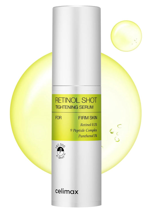 the Vita a Retinol Shot Tightening Serum | with Pure Vitamin a Retinol, Peptide, Pore Minimizer, Wrinkles & Fine Lines, Firmer Skin, Anti-Aging, Skin Smoothing 30Ml
