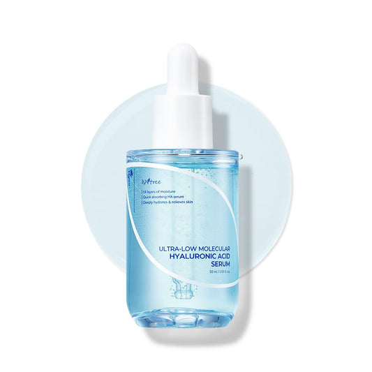 Ultra-Low Molecular Hyaluronic Acid Serum 1.69 Fl.Oz | Vegan Korean Skincare | 14-Complex Hyaluronic Acid | Deep Hydration | Lightweight & Fast-Absorbing