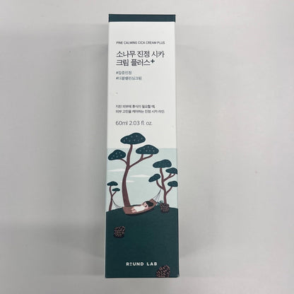 Pine Cica Calming Cream plus 60Ml – Dual-Texture Soothing Cream for Blemish Care, Acne-Prone Skin Safe, Sebum & Oil Control, Intensive Calming, Strengthens Skin Barrier, Clear & Calm Finish