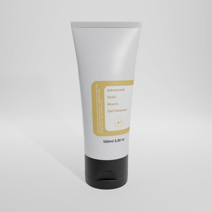 Advanced Snail Mucin Gel Cleanser, 5.07 Fl Oz/150 Ml Rich Daily Deep Cleansing for Dry & Sensative Skin Luxury Korean Skincare Not Tested on Animals No Parabens