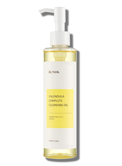 Calendula & Jojoba Oil-Infused Vegan Cleansing Oil – Gentle Blackhead Melting & Makeup Remover Facial Cleanser W/Plant-Based Oils Korean Skincare