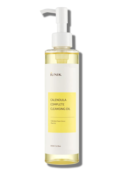 Calendula & Jojoba Oil-Infused Vegan Cleansing Oil – Gentle Blackhead Melting & Makeup Remover Facial Cleanser W/Plant-Based Oils Korean Skincare