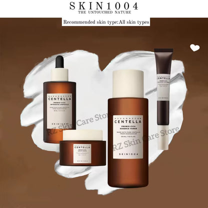 SKIN1004 Centella Skincare Korean 4Pc/Set Madagascar Moisturize Toner Serum Whitening Cream Face Wash Cleansing Oil Essence