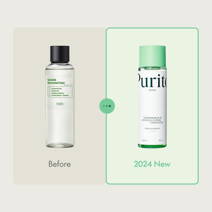 Seoul Wonder Releaf Centella Toner Unscented Korean Centella, for Sensitive Skin, Soothing, Facial Toner for Face, K-Beauty, 200Ml 6.76 Fl.Oz