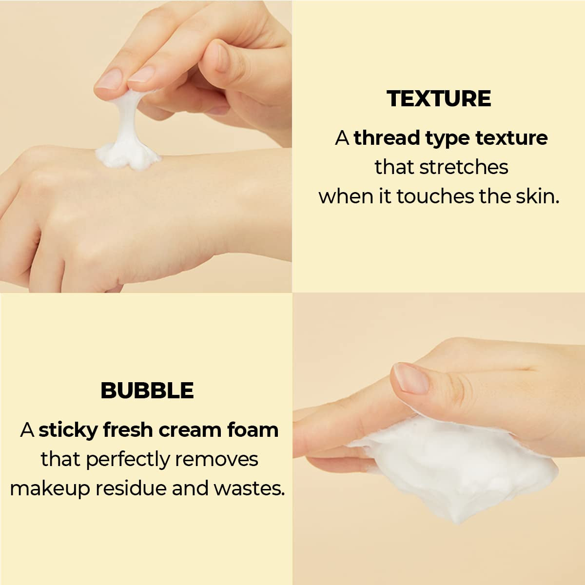 No.2 Cleansing Foam | Deep Clean Fresh Cream Cleanser | Foam Cleanser, Gentle Exfoliation, Deep Cleansing, Natural Ingredients | Blackheads, Excess Oil, Dead Skin Cells | 4.05 Fl. Oz.