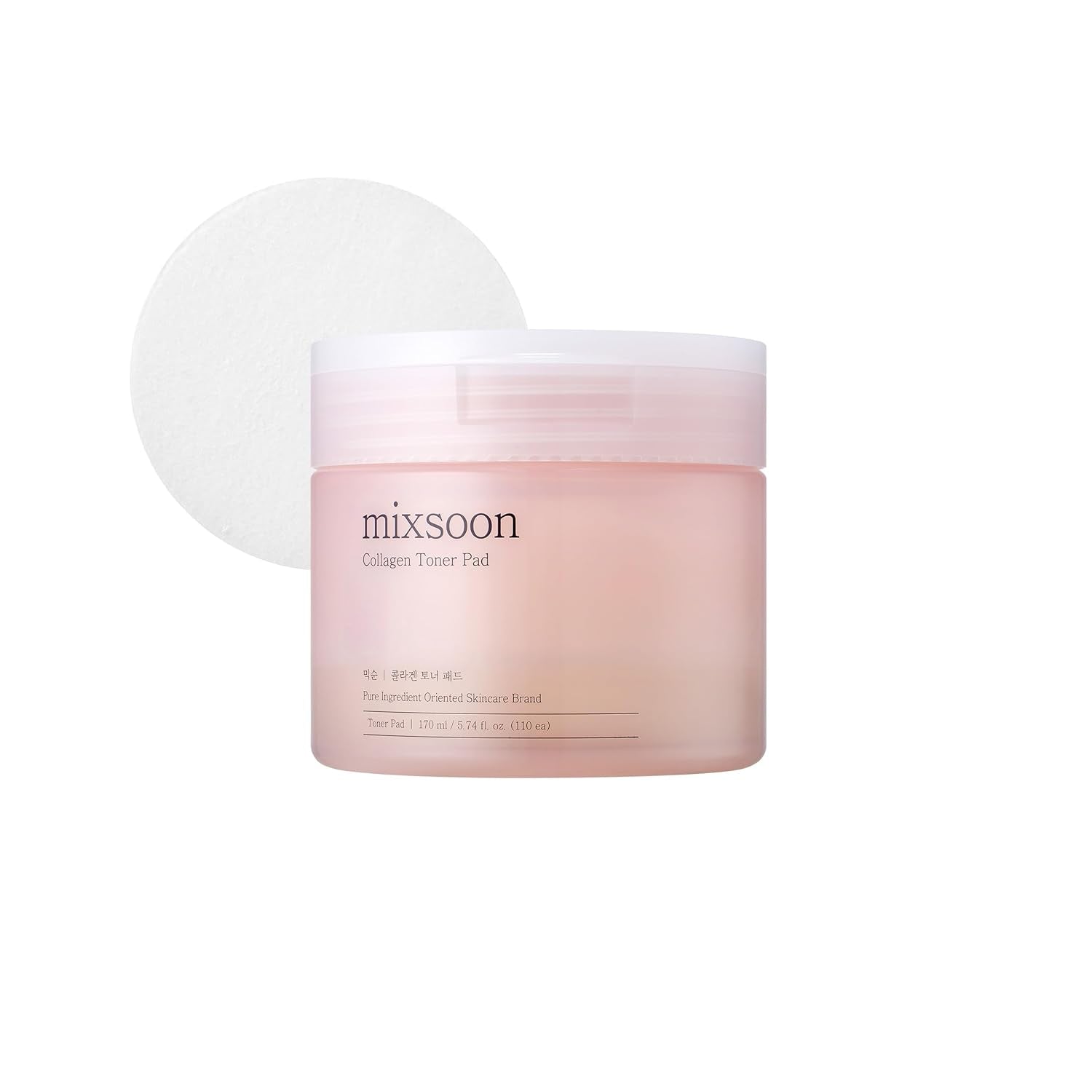 Collagen Toner Pad 5.7 Fl. Oz. / 170Ml Korean Glass Skin Care