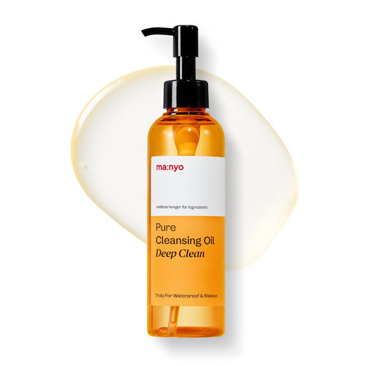 Pure Cleansing Oil Korean Facial Cleanser, Blackhead Melting, Daily Makeup Removal with Argan Oil, Korean Skin Care (Deep Clean)
