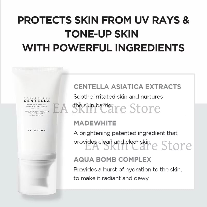 SKIN1004 Sunscreen Spf 50 Korean Madagascar Centella Skin Care Original Protector Solar Facial Crème Solaire Sun Screen Cream