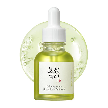 Calming Serum Green Tea Panthenol Soothing, Moisturizing Sensitive, Acne-Prone, UV Irritated Skin, Daily Korean Skin Care for Men and Women, 30Ml 1 Fl.Oz