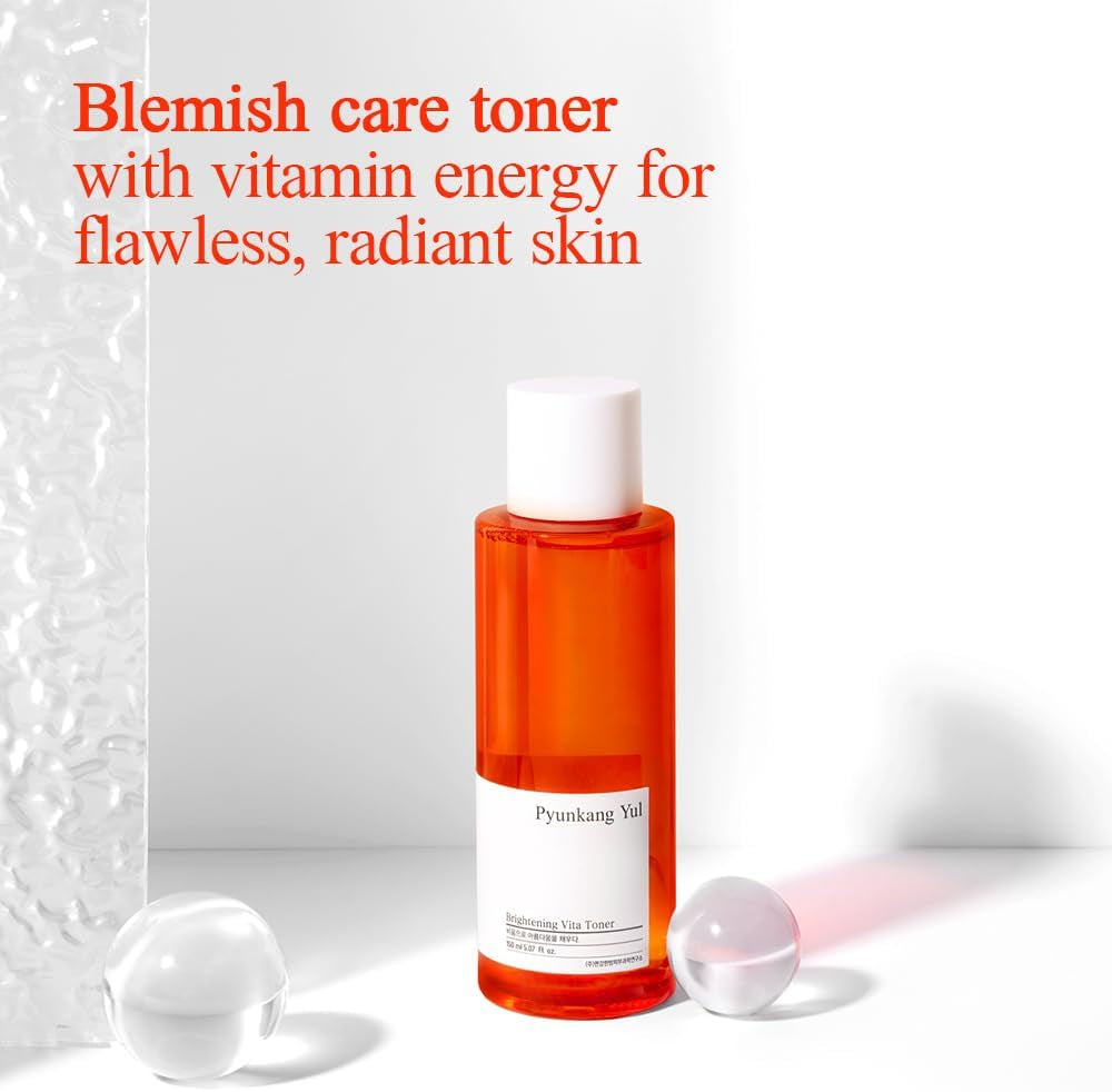 PKY Radiance Vita Toner for Flawless and Radiant Skin, Blemish Care Toner with Vitamin C & Niacinamide, Zero Irritation, Korean Skincare (5.07 Fl. Oz, 150Ml)