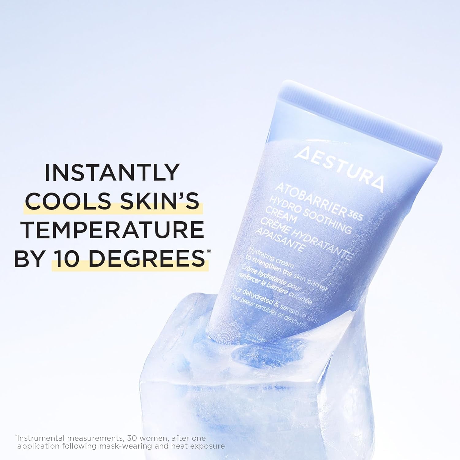 ATOBARRIER365 Hydro Soothing Gel Cream Moisturizer with Ceramides for Moisture Barrier Repair | Lightweight Hydration, Instant Cooling, Suitable for Sensitive Skin, 60ML / 2.03 Fl.Oz.
