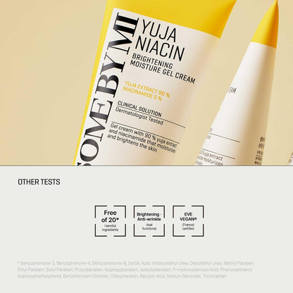 Yuja Niacin Brightening Moisture Gel Cream - 3.38Oz, 100Ml - Made from 10 Vitamin for Dull-Looking Skin - Mild Moisturizer for Skin Calming, Melasma and Blemish Care - Korean Skin Care
