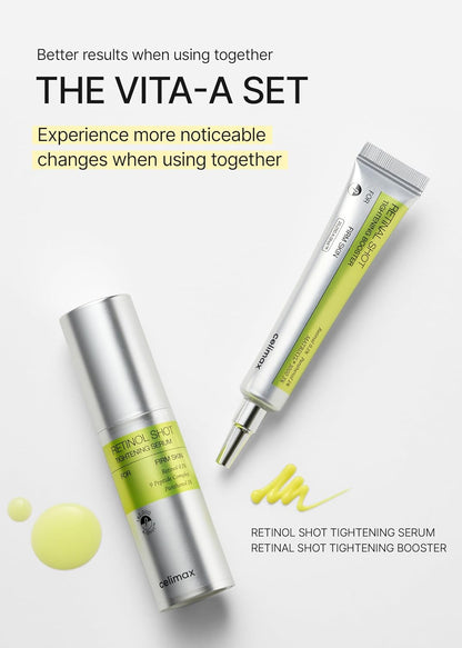 the Vita a Retinol Shot Tightening Serum | with Pure Vitamin a Retinol, Peptide, Pore Minimizer, Wrinkles & Fine Lines, Firmer Skin, Anti-Aging, Skin Smoothing 30Ml
