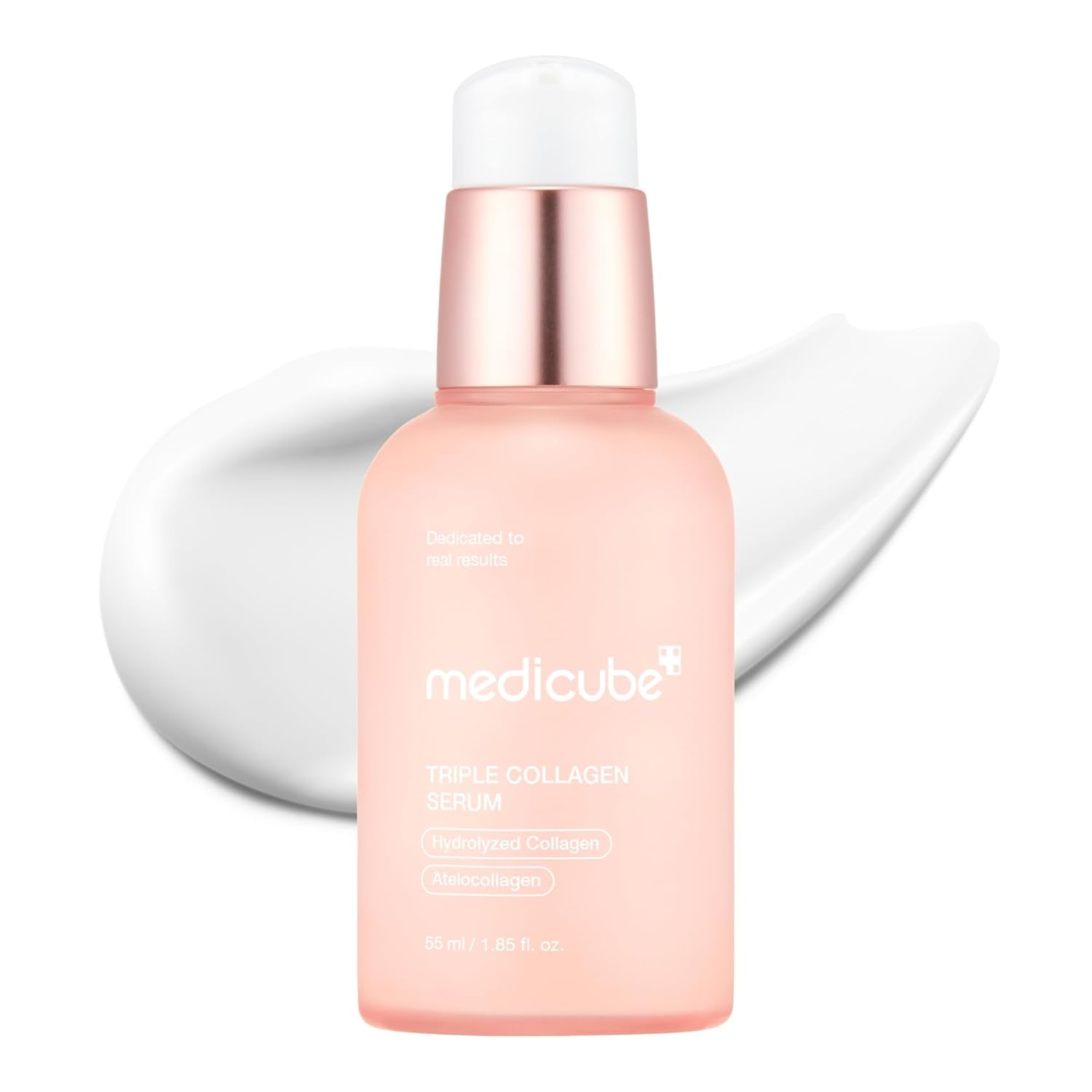 Triple Collagen Serum 1.85 Fl.Oz - Nourish Dull Skin with Triple Collagen Complex - a Lightweight Serum with Niacinamide and Hyaluronic Acid - Korean Skincare