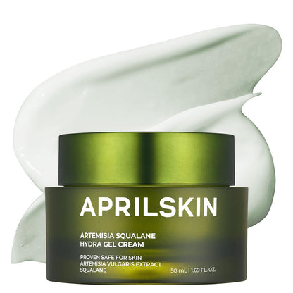 Artemisia Squalane Hydra Gel Cream | Dry, Sensitive, Acne-Prone Skin | Vegan, Cruelty Free, Low Ph, Soothing & Firming up | 50 Ml | No Sulfates and Artificial Fragrance