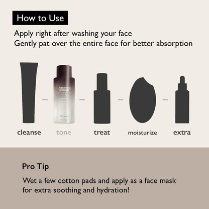 Wonder Black Rice Hyaluronic Toner for Sensitive Skin 5.1 Fl.Oz, Alcohol Free, Fragrance Free, Deep Hydration, Glass Skin, Korean Skincare, Vegan, Cruelty-Free