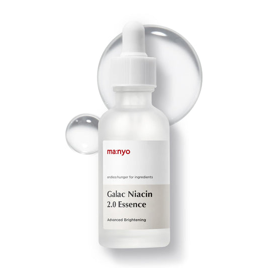 Galac Niacin 2.0 Essence Korean Facial Serum, Ultra Hydrating, Tone Balancing, Niancinamide, for Women and Men Korean Skin Care 1.69 Fl Oz (50Ml)