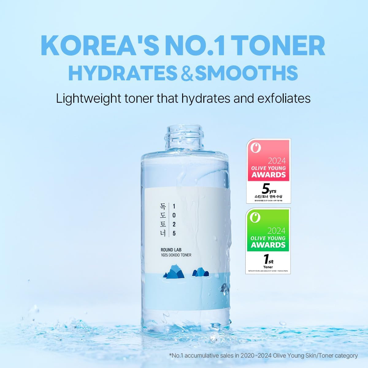 Dokdo Toner/Exfoliating, Hydrating, Watery Type Toner (500Ml)