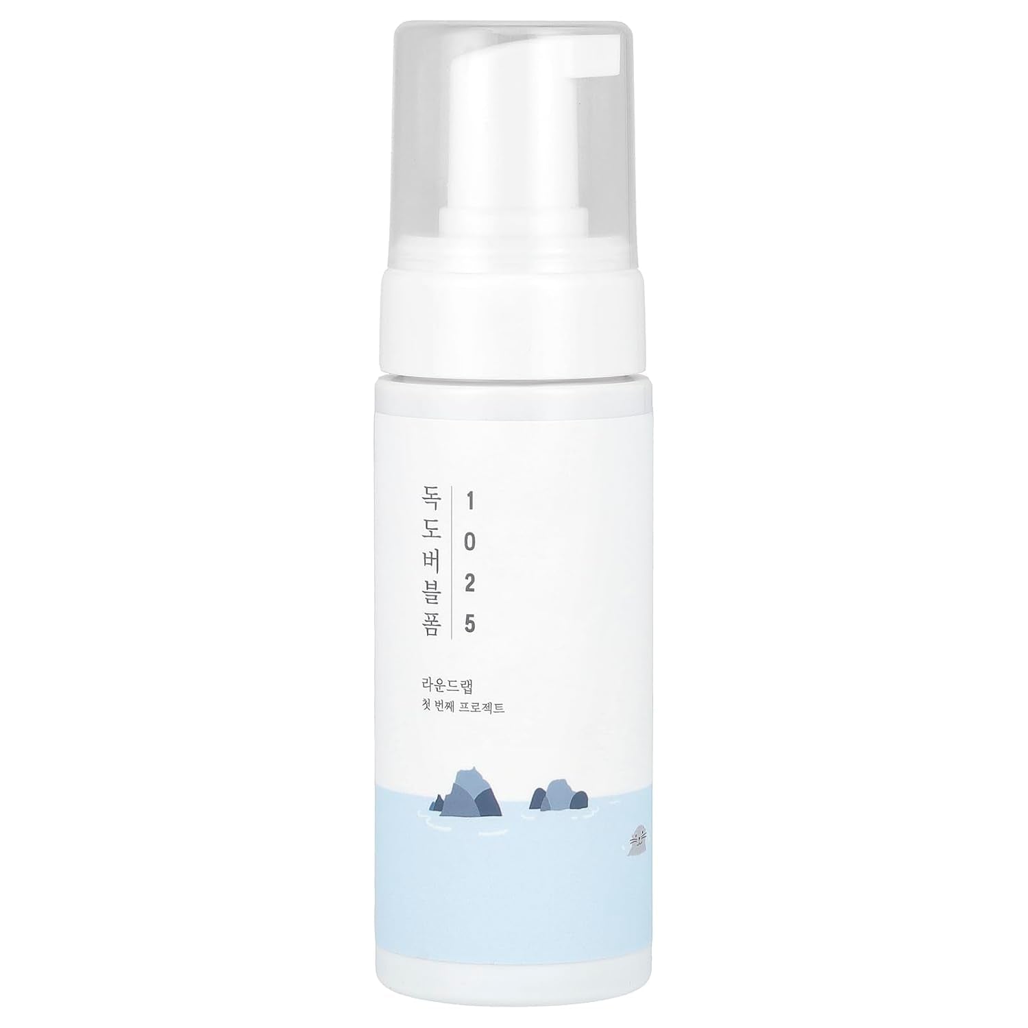 1025 Dokdo Bubble Foam Cleanser, Gentle Face Wash for Sensitive Skin, Low Ph 5.5, Hydrating Korean Skincare, Soothing Panthenol & Deep Sea Water, Hypoallergenic, Fragrance-Free (5.07 Fl Oz)