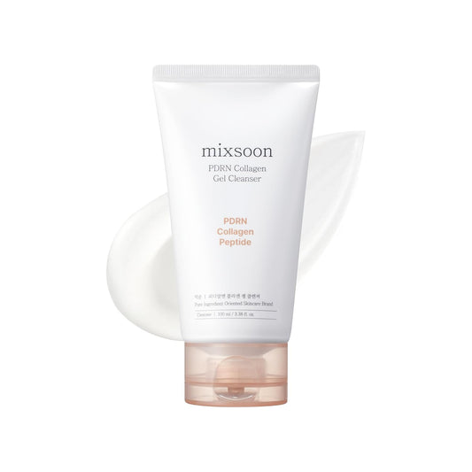 PDRN Collagen Gel Cleanser 3.38 Fl. Oz / 100Ml Deep Pore Cleansing Lightweight Daily Gel Cleanser Face Wash for All Skin Types Korean Glass Skin Care