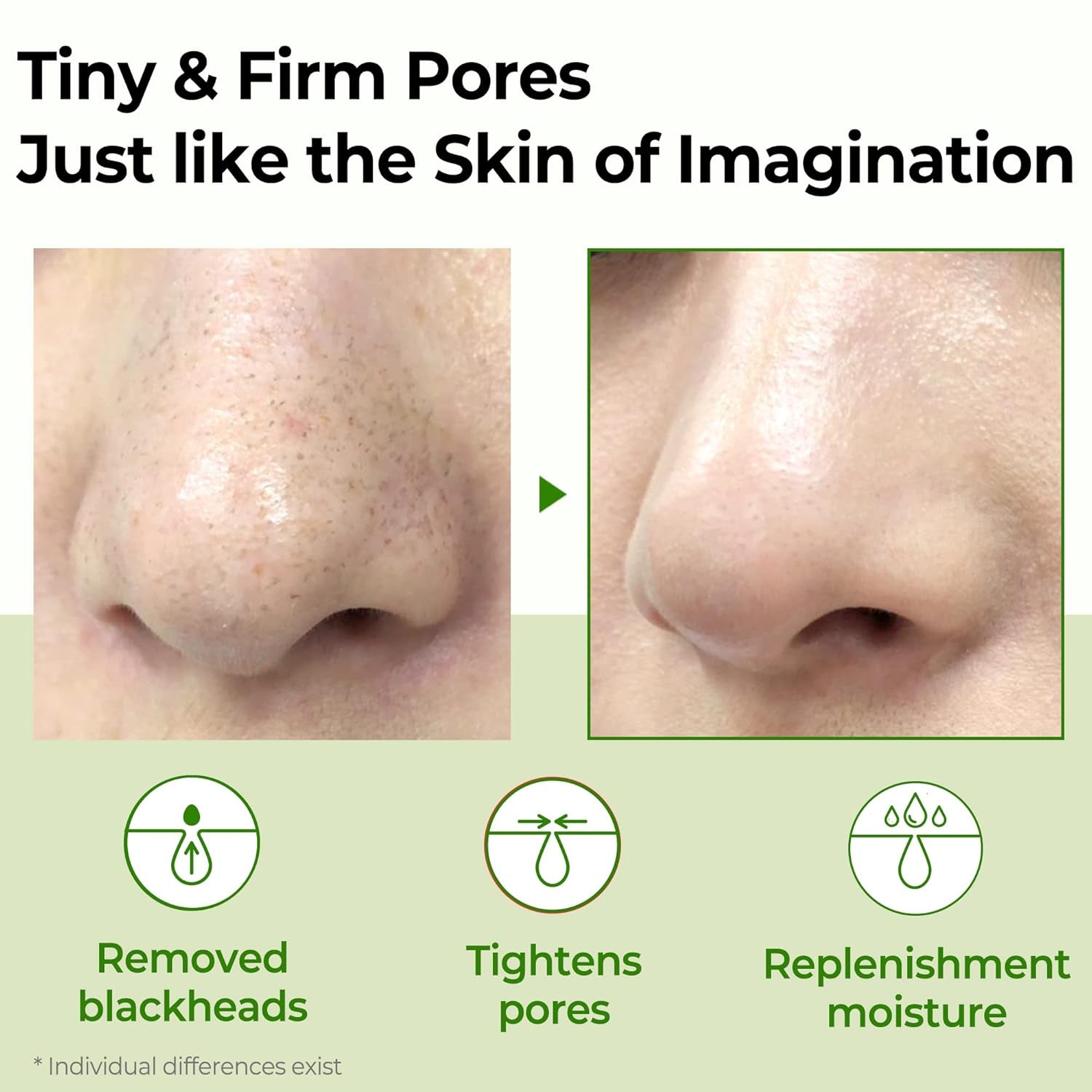 Super Matcha Pore Tightening Serum - 1.69Oz, 50Ml - Made from Match Water for Sensitive Skin - Skin Moisturizing and Purifying Effect - Blackheads, Sebum and Pore Care - Korean Skin Care