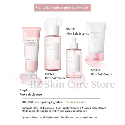 SKIN1004 Centella Skincare Korean 4Pc/Set Madagascar Moisturize Toner Serum Whitening Cream Face Wash Cleansing Oil Essence
