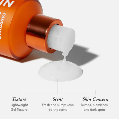 Carrotene Clarifying Facial Serum | Vegan, Non-Comedogenic | Blemish Clear, Dark Spot Corrector | Korea Skincare | Oily Skin, Sensitive Skin, Bumpy Skin | 1.25 Fl.Oz