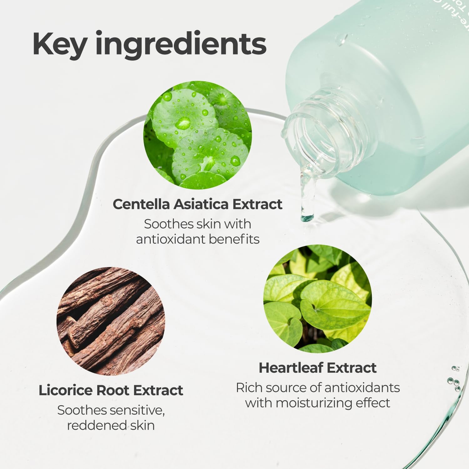 No.1 Toner | Pure-Full Calming Herb Toner | Breakouts, Redness, Excess Oil Control | Centella Asiatica, Heartleaf, Licorice Root | Acne-Prone, Sensitive Skin | 10.14 Fl. Oz.