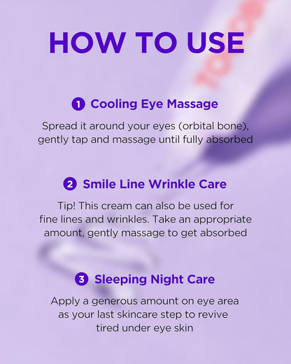Collagen Brightening Eye Gel Cream – Korean Vegan under Eye Treatment for Dark Circles & Puffy Eyes – Lightweight, Hydrating Formula with Niacinamide & Lavender – Brightens Fine Lines, 1Oz