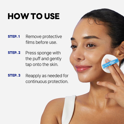 Birch Juice Moisturizing UV Lock Sun Cushion, SPF50+ Broad Spectrum, 0.52 Oz | Mineral Sunscreen for Sensitive Skin, Clean, Non-Toxic UV Protection for On-The-Go, Moisturizing&No White Cast