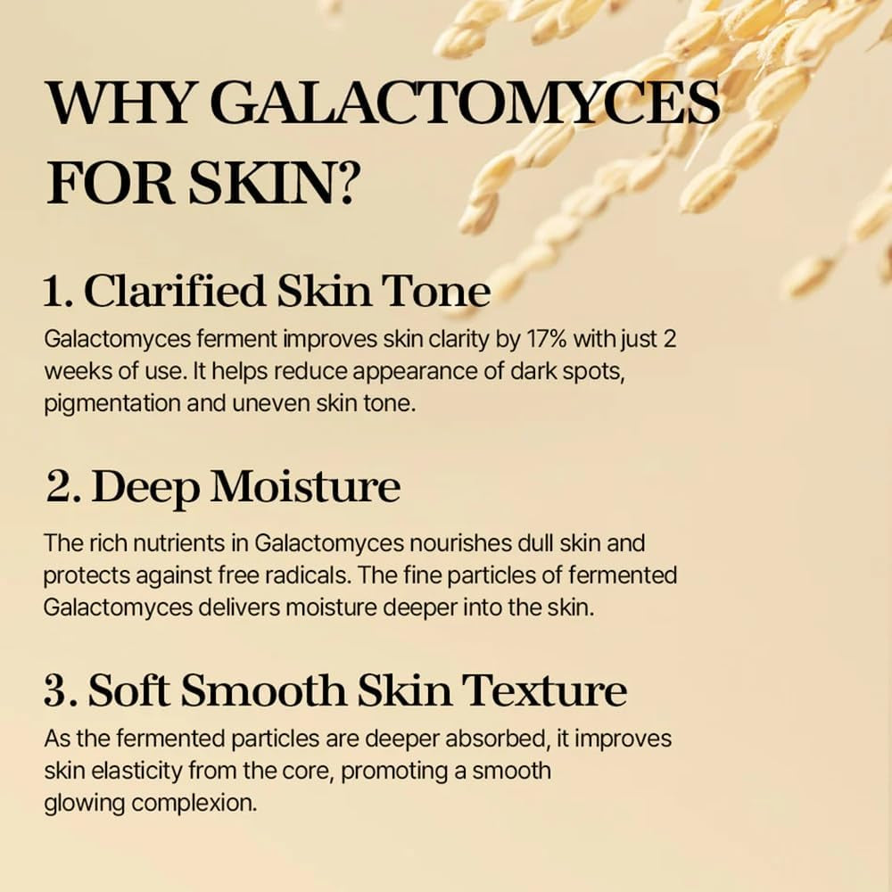Galactomyces Ferment Essence - Deep Moisture, Tone Clarifying Essence to Smooth Skin for Dull, Uneven Skin - Korean Skincare for Glass Skin - Vegan (3.38 Fl.Oz / 100Ml)