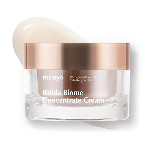 Bifida Biome Concentrate Cream Facial Moisturizing Cream with Hyaluronic Acid, Ceramide, for Women Skin Care, Natural Korean Skin Care 1.69 Fl Oz (50Ml)