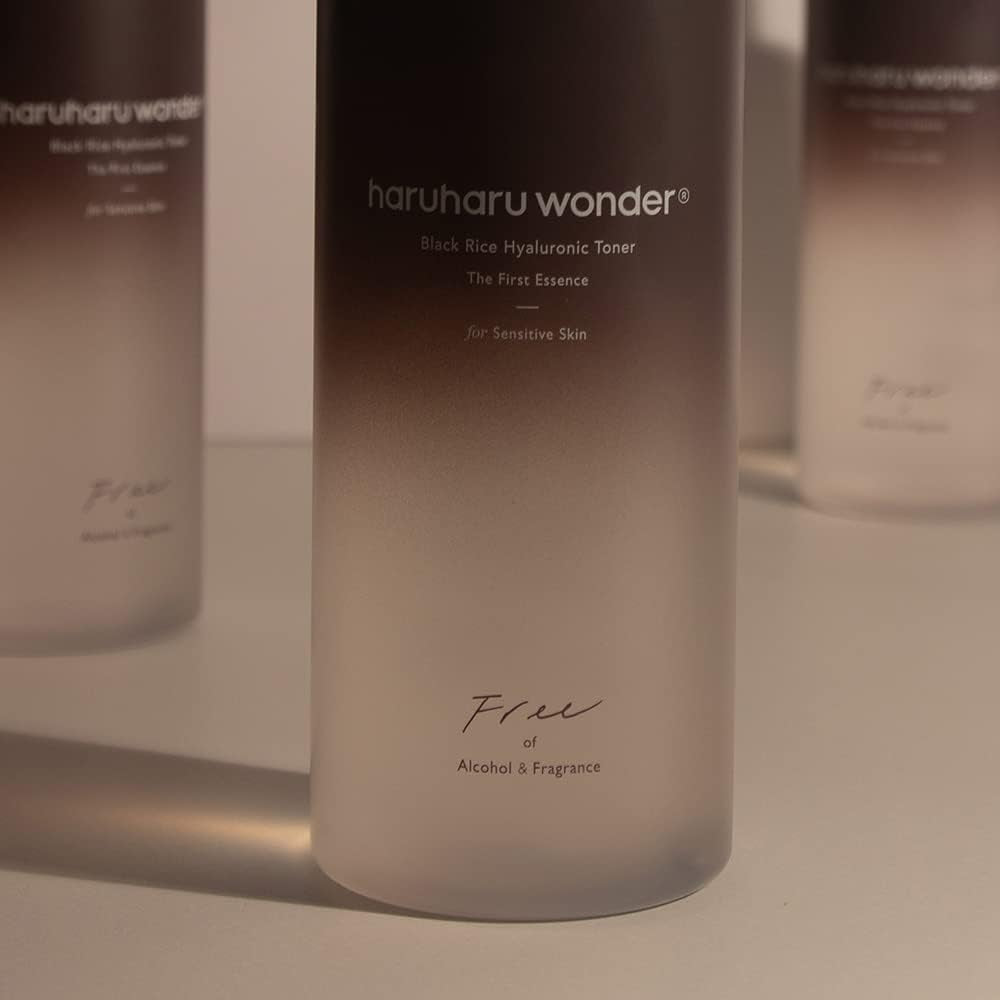 Wonder Black Rice Hyaluronic Toner for Sensitive Skin 10.1 Fl.Oz, Alcohol Free, Fragrance Free, Deep Hydration, Glass Skin, Korean Skincare, Vegan, Cruelty-Free