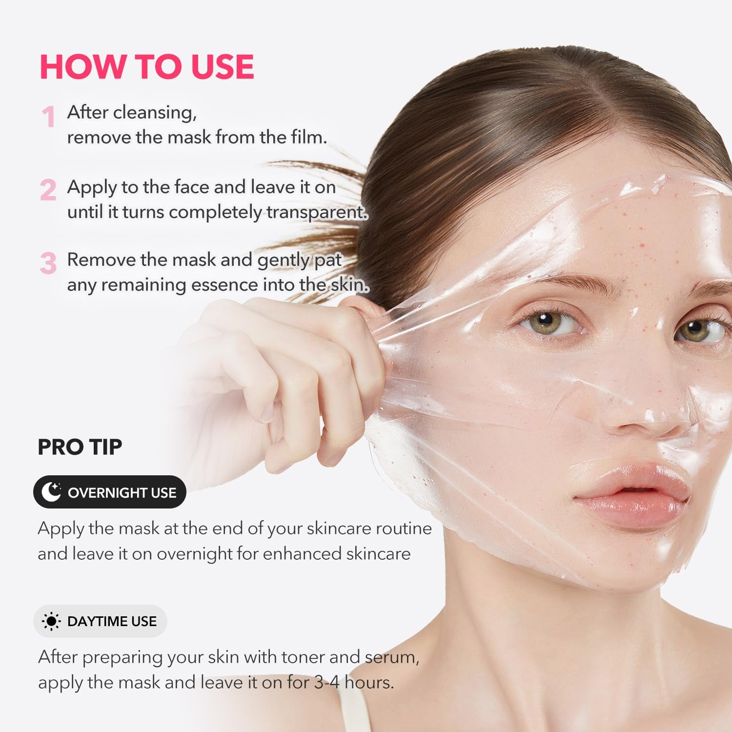 TXA Pink Capsule Gel Mask | Overnight Face Mask for Glass Glow Skin I 99% High-Purity Tranexamic Acid 3 for Uneven Skin Tone I Elasticity, Hydrating and Firming I Korean Skincare I 30G X 4Ea
