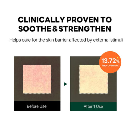 Pine Cica Calming Cream plus 60Ml – Dual-Texture Soothing Cream for Blemish Care, Acne-Prone Skin Safe, Sebum & Oil Control, Intensive Calming, Strengthens Skin Barrier, Clear & Calm Finish